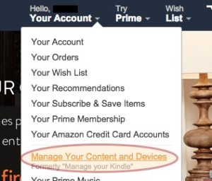 Manage Your Kindle